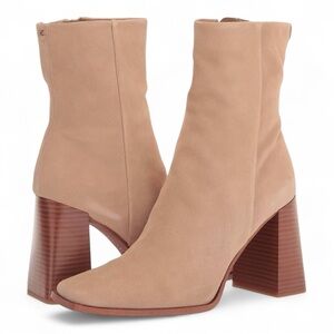 Sam Edelman Ivette Ankle Boot in Sesame Suede NIB
